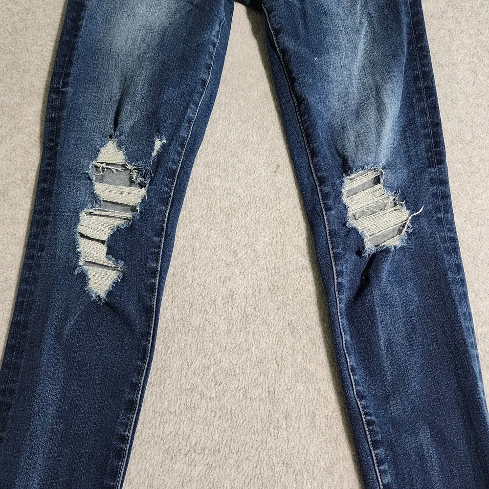 American Eagle Womens Hi-Rise Jegging 360 Next Level Stretch Distressed Size 2L